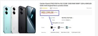 Oferta do POCO X8 Pro
