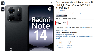 Oferta do Redmi Note 14 4G
