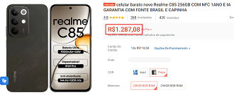 Oferta do realme C85 4G