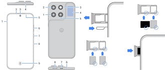 Imagens vazadas do Motorola Moto G87