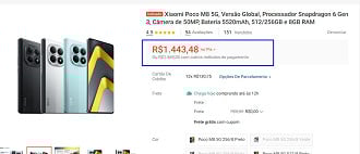 POCO M8 em oferta