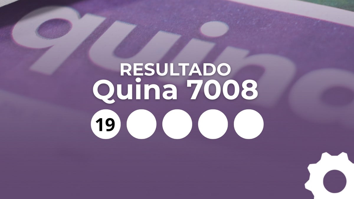 Veja os números sorteados da Quina 7008