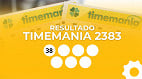 Resultado da Timemania 2383 de hoje, quinta (23); veja os números sorteados