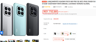 Oferta do POCO M8 Pro