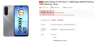 Oferta do Galaxy A17 4G