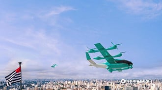 O eVTOL, desenvolvido pela Eve Air Mobility