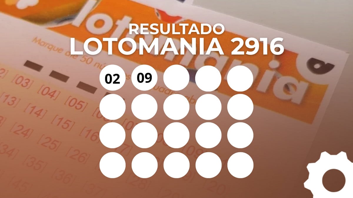 Veja os números sorteados da Lotomania 2916