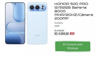 Por mais que seja um bom aparelho, o HONOR 500 Pro custa mais caro do que deveria.