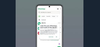 O WhatsApp vai parar de funcionar em celulares Android 5.0 ou inferior.