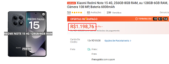 Oferta do Redmi Note 15 4G