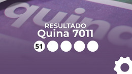 Resultado da Quina 7011 de hoje, segunda (27/04) com prêmio de mais de R$ 2,2 milhões