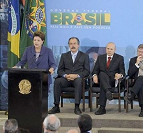 Presidente do Brasil anuncia novas medidas do Plano Brasil Maior