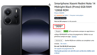 Oferta do Redmi Note 14 4G