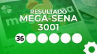 Mega-Sena 3001: veja o resultado com os números sorteados deste sábado (25); PRÊMIO É DE 115 MILH�ES