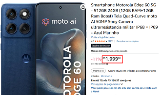 Oferta do Motorola Edge 60