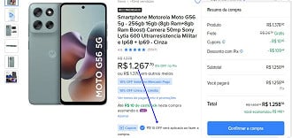 Oferta do Motorola Moto G56