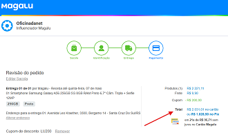 Oferta do Galaxy A56