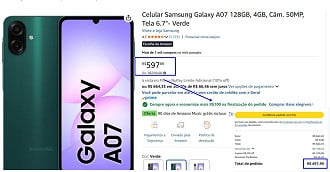 Oferta do Galaxy A07