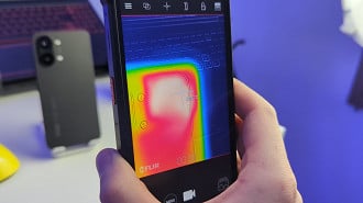 POCO X8 Pro Max sob a câmera térmica