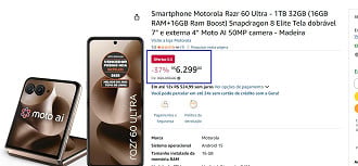 Oferta do Motorola Razr 60 Ultra