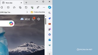 Microsoft vai removar a barra lateral do Edge. Imagem: Reprodução