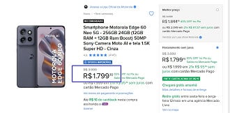 Oferta do Motorola Edge 60 Neo