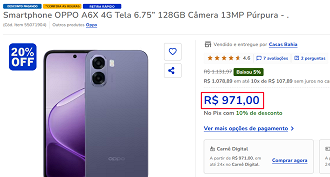 Oferta do OPPO A6x