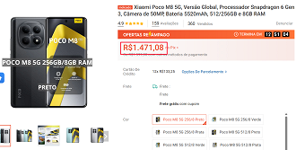 Oferta do POCO M8