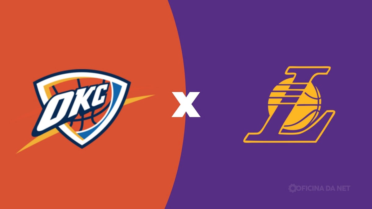 Onde assistir Thunder x Lakers ao vivo hoje