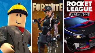Roblox, Fortnite e Rocket League lideram entre os gratuitos