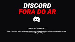 Discord fora do ar nessa sexta: usuários não conseguem fazer login e plataforma já confirmou o problema Discord fora do ar nessa sexta: usuários não conseguem fazer login e plataforma já confirmou o problema