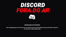 Discord fora do ar nessa sexta: usuários não conseguem fazer login e plataforma já confirmou o problema