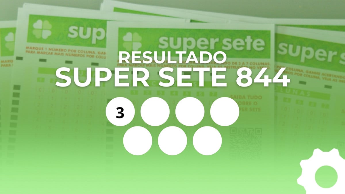 Veja os números sorteados da Super Sete 844. Imagem: Oficina da Net