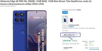 Oferta do Edge 60 Pro