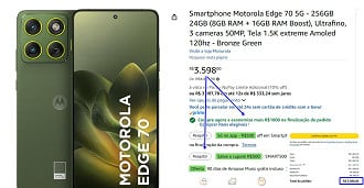 Oferta do Edge 70