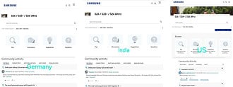 One UI 9.0 começa a ganhar espaço nos fóruns oficiais da Samsung em diversos países — Fonte: Tarun Vats / X