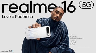 realme 16 5G chega ao Brasil em parceria com o Raphinha, embaixador da marca