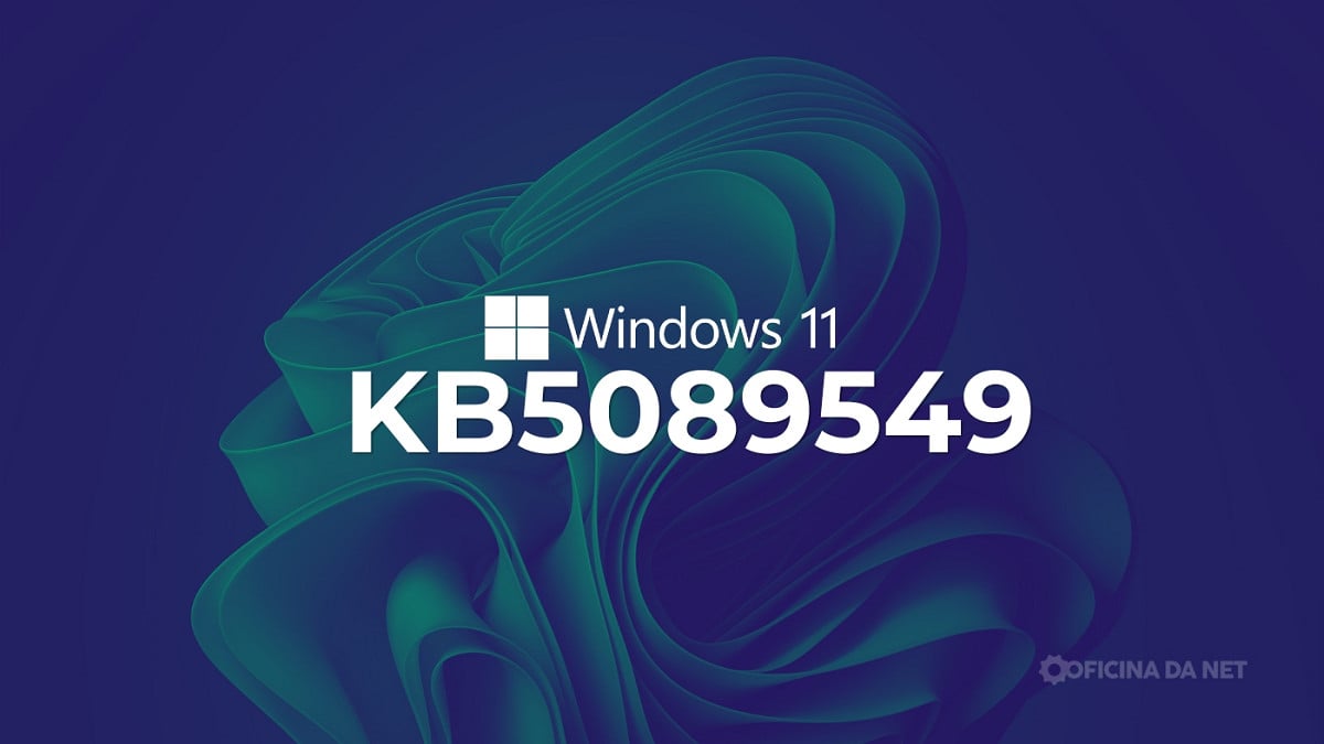 Windows 11 recebe atualização KB5089549. Imagem: Oficina da Net