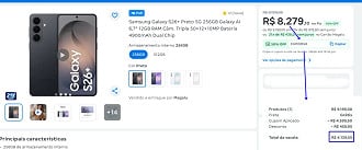 Oferta do Galaxy S26 Plus