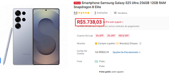 Oferta do Galaxy S25 Ultra