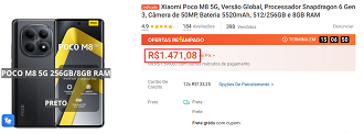 Oferta do POCO M8