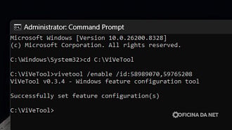 Dá para forçar a ativação pelo ViveTool, mas isso pode causar problemas. Imagem: Windows Latest/Reprodução