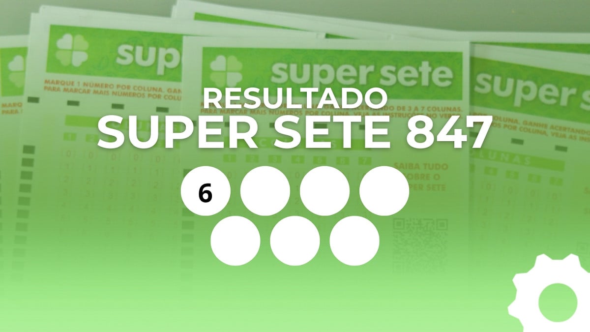 Veja os números sorteados da Super Sete 847. Imagem: Oficina da Net