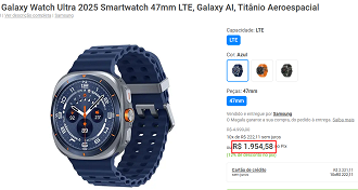 Oferta do Galaxy Watch Ultra