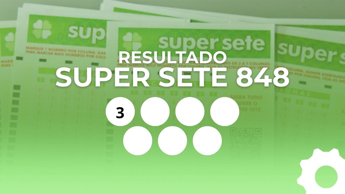 Veja os números sorteados da Super Sete 848. Imagem: Oficina da Net