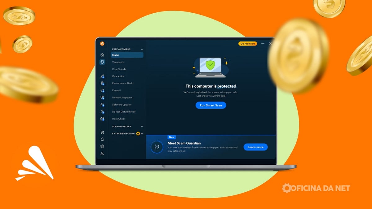 Avast One chega ao Brasil. Imagem: Oficina da Net