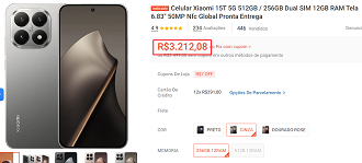 Oferta do Xiaomi 15T