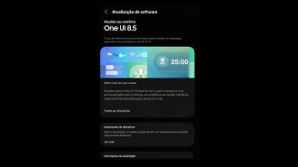 Atualização da One UI 8.5 chega para os aparelhos da série Galaxy S23 Ultra no Brasil.