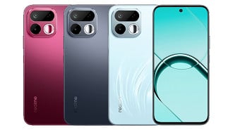 realme 16T está disponívle em três opções de cores