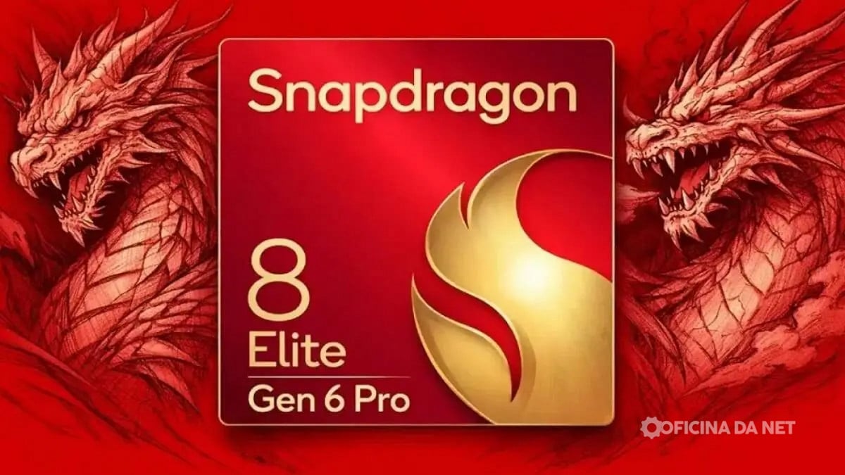 Snapdragon 8 Elite Gen 6 Pro pode ser o 1º chip de 2 nm da Qualcomm. Imagem: Oficina da Net